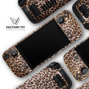 Vibrant Cheetah Animal Print V3 // Full Body Skin Decal Wrap Kit for the Steam Deck handheld gaming computer