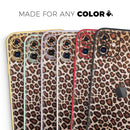 Vibrant Cheetah Animal Print V3 - Protective Skin Wrap & Decal – Compatible with iPhone SE to iPhone 17 Pro Max (All Models)