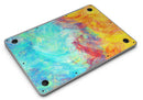 Vibrant Colored Messy Painted Canvas - MacBook Air Skin Kit