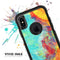 Vibrant Colored Messy Painted Canvas - Skin Kit for the iPhone OtterBox Cases