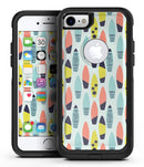 Vibrant Colored Surfboard Pattern 4 - iPhone 7 or 8 OtterBox Case & Skin Kits