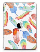 Vibrant Colorful Brushed Feathers - iPad Pro 97 - View 3.jpg
