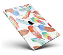 Vibrant Colorful Brushed Feathers - iPad Pro 97 - View 1.jpg