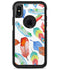 Vibrant Colorful Brushed Feathers - iPhone X OtterBox Case & Skin Kits