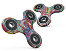 Vibrant Colorful Feathers Full-Body Fidget Spinner Skin-Kit