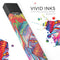 Vibrant Colorful Feathers - Premium Decal Protective Skin-Wrap Sticker compatible with the Juul Labs vaping device