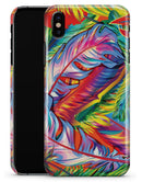 Vibrant Colorful Feathers - iPhone X Clipit Case