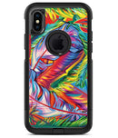 Vibrant Colorful Feathers - iPhone X OtterBox Case & Skin Kits