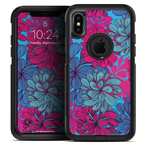 Vibrant Colorful Floral Sprouts - Skin Kit for the iPhone OtterBox Cases