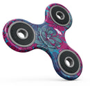 Vibrant Colorful Floral Sprouts Full-Body Fidget Spinner Skin-Kit