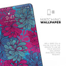 Vibrant Colorful Floral Sprouts - Full Body Skin Decal for the Apple iPad Pro 12.9", 11", 10.5", 9.7", Air or Mini (All Models Available)