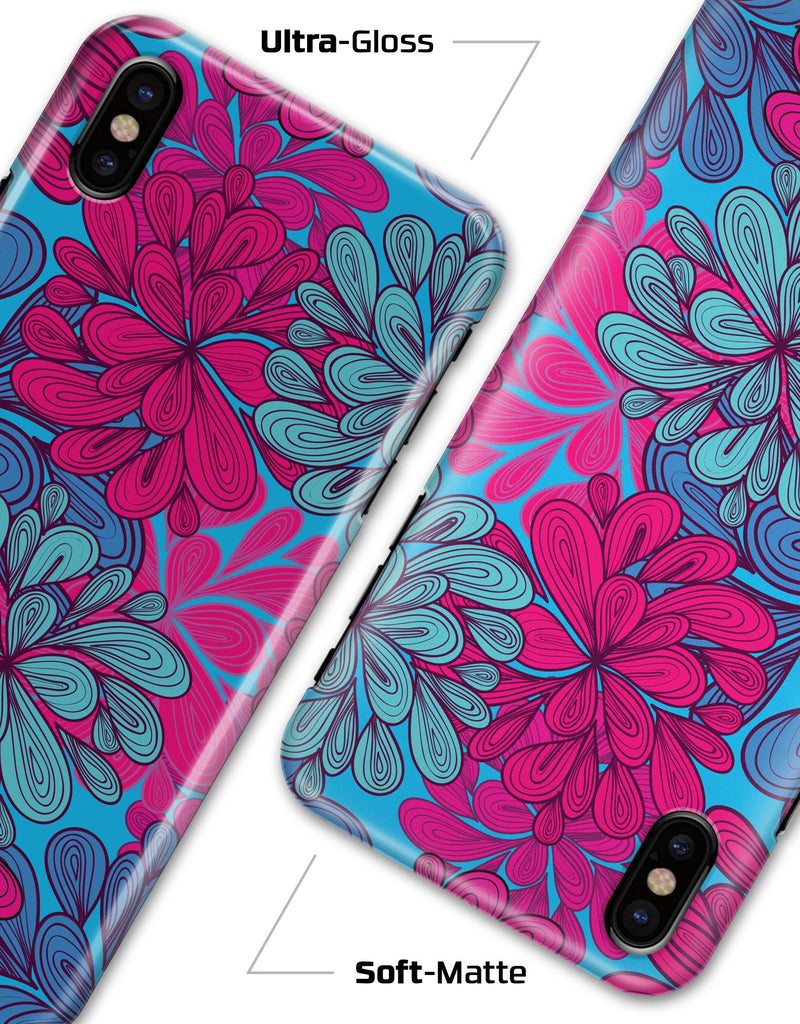 Vibrant Colorful Floral Sprouts - iPhone X Clipit Case