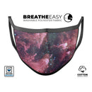 Vibrant Deep Space - Made in USA Mouth Cover Unisex Anti-Dust Cotton Blend Reusable & Washable Face Mask with Adjustable Sizing for Adult or Child