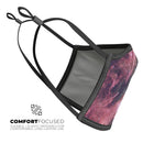 Vibrant Deep Space - Made in USA Mouth Cover Unisex Anti-Dust Cotton Blend Reusable & Washable Face Mask with Adjustable Sizing for Adult or Child
