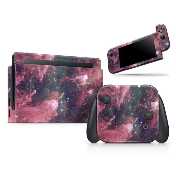 Vibrant Deep Space // Skin Decal Wrap Kit for Nintendo Switch Console & Dock, Joy-Cons, Pro Controller, Lite, 3DS XL, 2DS XL, DSi, or Wii