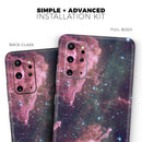 Vibrant Deep Space - Premium Vinyl Skin Decal for Samsung Galaxy S25 Ultra, S24, S23, S22 & All Galaxy S Models