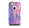 Vibrant Fading Purple Fabric Streaks Skin for the iPhone 5c OtterBox Commuter Case