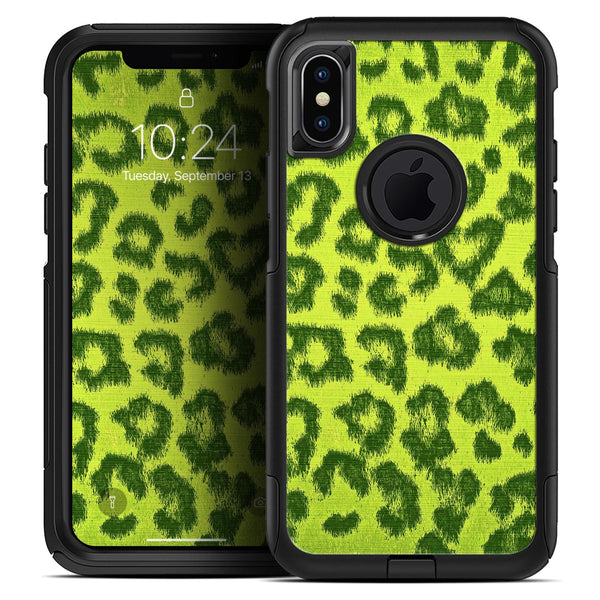 Vibrant Green Cheetah - Skin Kit for the iPhone OtterBox Cases