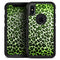 Vibrant Green Leopard Print - Skin Kit for the iPhone OtterBox Cases