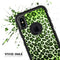 Vibrant Green Leopard Print - Skin Kit for the iPhone OtterBox Cases