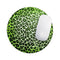 Vibrant Green Leopard Print// WaterProof Rubber Foam Backed Anti-Slip Mouse Pad for Home Work Office or Gaming Computer Desk