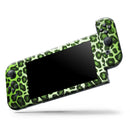 Vibrant Green Leopard Print // Skin Decal Wrap Kit for Nintendo Switch Console & Dock, Joy-Cons, Pro Controller, Lite, 3DS XL, 2DS XL, DSi, or Wii - Vinyl Skin Wrap for Nintendo Switch 2, OLED, Lite, Pro Controller, Wii & Classic Handhelds