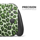 Vibrant Green Leopard Print // Skin Decal Wrap Kit for Nintendo Switch Console & Dock, Joy-Cons, Pro Controller, Lite, 3DS XL, 2DS XL, DSi, or Wii - Vinyl Skin Wrap for Nintendo Switch 2, OLED, Lite, Pro Controller, Wii & Classic Handhelds