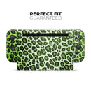 Vibrant Green Leopard Print // Skin Decal Wrap Kit for Nintendo Switch Console & Dock, Joy-Cons, Pro Controller, Lite, 3DS XL, 2DS XL, DSi, or Wii - Vinyl Skin Wrap for Nintendo Switch 2, OLED, Lite, Pro Controller, Wii & Classic Handhelds