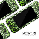 Vibrant Green Leopard Print // Skin Decal Wrap Kit for Nintendo Switch Console & Dock, Joy-Cons, Pro Controller, Lite, 3DS XL, 2DS XL, DSi, or Wii - Vinyl Skin Wrap for Nintendo Switch 2, OLED, Lite, Pro Controller, Wii & Classic Handhelds