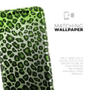 Vibrant Green Leopard Print - Protective Skin Wrap & Decal – Compatible with iPhone SE to iPhone 17 Pro Max (All Models)