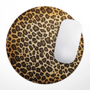 Vibrant Leopard Print V23// WaterProof Rubber Foam Backed Anti-Slip Mouse Pad for Home Work Office or Gaming Computer Desk