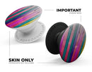 Vibrant Neon Colored Wood Strips - Skin Kit for PopSockets and other Smartphone Extendable Grips & Stands