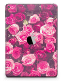 Vibrant Pink Vintage Rose Field - iPad Pro 97 - View 3.jpg