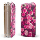 Vibrant Pink Vintage Rose Field iPhone 6/6s or 6/6s Plus 2-Piece Hybrid INK-Fuzed Case