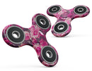 Vibrant Pink Vintage Rose Field Full-Body Fidget Spinner Skin-Kit