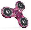 Vibrant Pink Vintage Rose Field Full-Body Fidget Spinner Skin-Kit