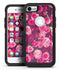 Vibrant Pink Vintage Rose Field - iPhone 7 or 7 Plus Commuter Case Skin Kit