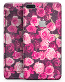 Vibrant Pink Vintage Rose Field - Skin-kit for the iPhone 8 or 8 Plus