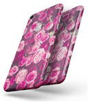 Vibrant Pink Vintage Rose Field - Skin-kit for the iPhone 8 or 8 Plus