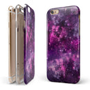 Vibrant Purple Deep Space iPhone 6/6s or 6/6s Plus 2-Piece Hybrid INK-Fuzed Case