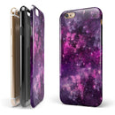 Vibrant Purple Deep Space iPhone 6/6s or 6/6s Plus 2-Piece Hybrid INK-Fuzed Case