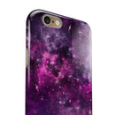Vibrant Purple Deep Space iPhone 6/6s or 6/6s Plus 2-Piece Hybrid INK-Fuzed Case