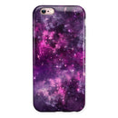 Vibrant Purple Deep Space iPhone 6/6s or 6/6s Plus 2-Piece Hybrid INK-Fuzed Case