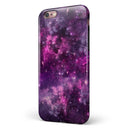 Vibrant Purple Deep Space iPhone 6/6s or 6/6s Plus 2-Piece Hybrid INK-Fuzed Case