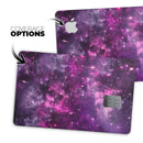 Vibrant Purple Deep Space - Premium Protective Decal Skin-Kit for the Apple Credit Card