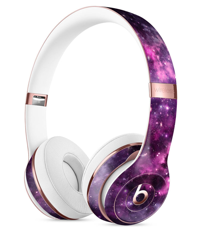 Purple Beats Headphones Vibrant Purple Deep Space Full-Body Skin