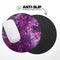 Vibrant Purple Deep Space// WaterProof Rubber Foam Backed Anti-Slip Mouse Pad for Home Work Office or Gaming Computer Desk