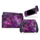 Vibrant Purple Deep Space // Skin Decal Wrap Kit for Nintendo Switch Console & Dock, Joy-Cons, Pro Controller, Lite, 3DS XL, 2DS XL, DSi, or Wii - Vinyl Skin Wrap for Nintendo Switch 2, OLED, Lite, Pro Controller, Wii & Classic Handhelds