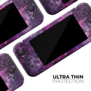 Vibrant Purple Deep Space // Skin Decal Wrap Kit for Nintendo Switch Console & Dock, Joy-Cons, Pro Controller, Lite, 3DS XL, 2DS XL, DSi, or Wii - Vinyl Skin Wrap for Nintendo Switch 2, OLED, Lite, Pro Controller, Wii & Classic Handhelds