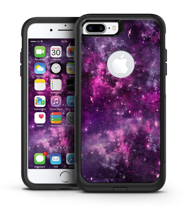 Vibrant Purple Deep Space - iPhone 7 or 7 Plus Commuter Case Skin Kit